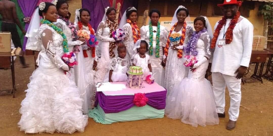 Dr. Olugu Ukpai Organized Mass Wedding for Single Mothers, Empowers Each With a Brand New Sewing Machine