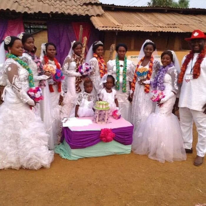 Dr. Olugu Ukpai Organized Mass Wedding for Single Mothers, Empowers Each With a Brand New Sewing Machine