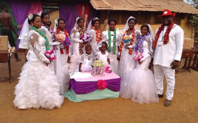Dr. Olugu Ukpai Organized Mass Wedding for Single Mothers, Empowers Each With a Brand New Sewing Machine
